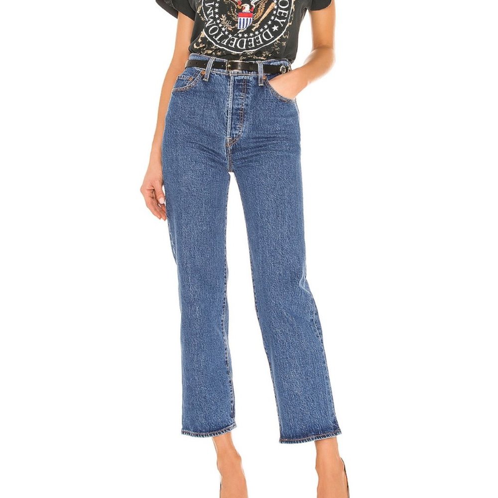 LEVI'S Ribcage Straight Ankle